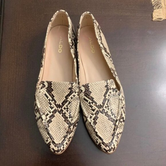 Aldo snake print loafers - Picture 1 of 4